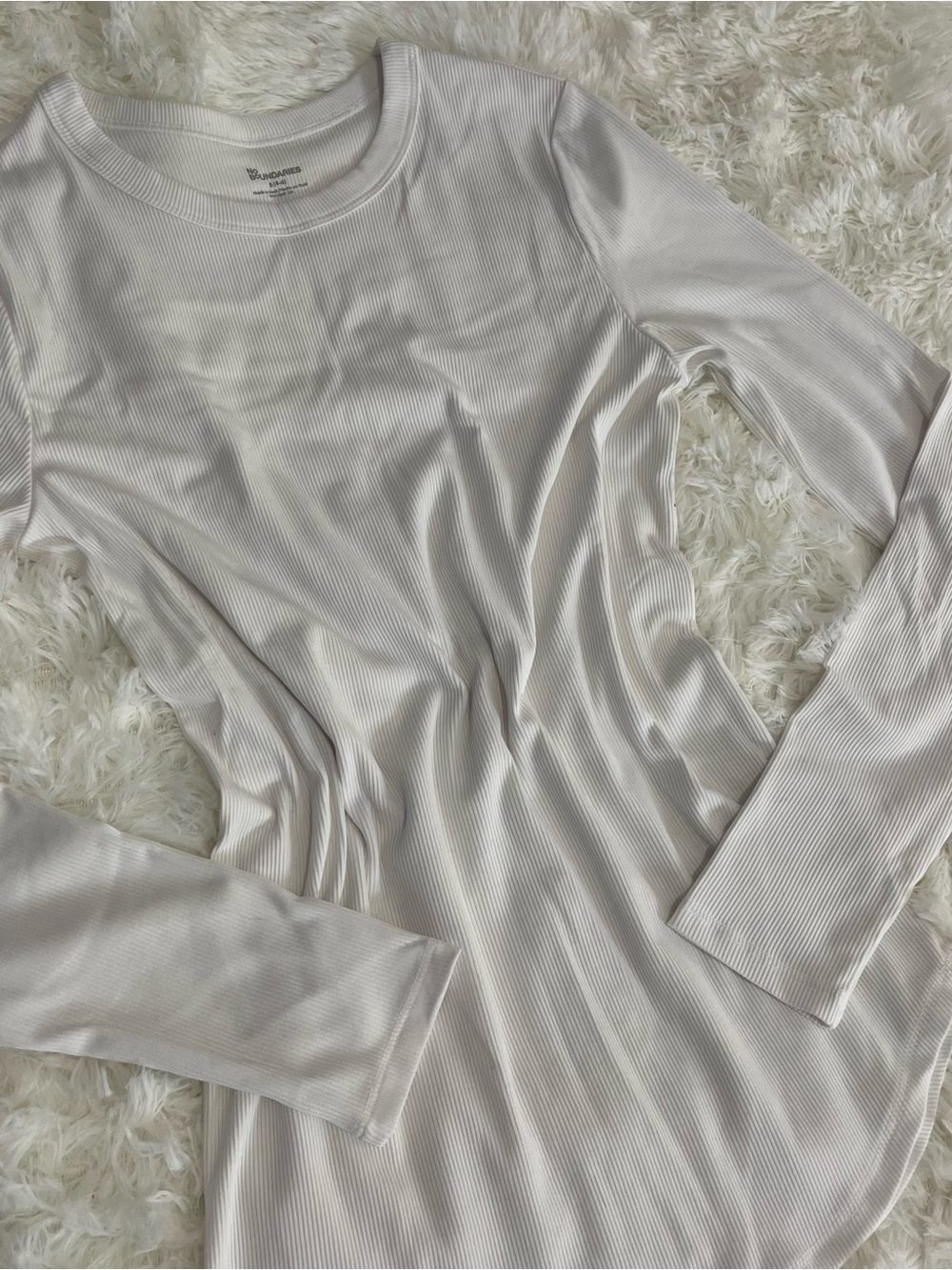 Ribbed Long Sleeve Tee